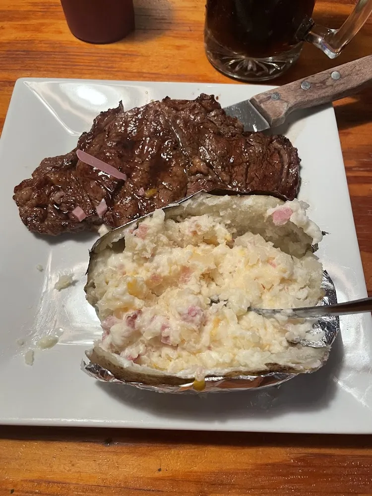 10oz Ribeye Loaded Potato